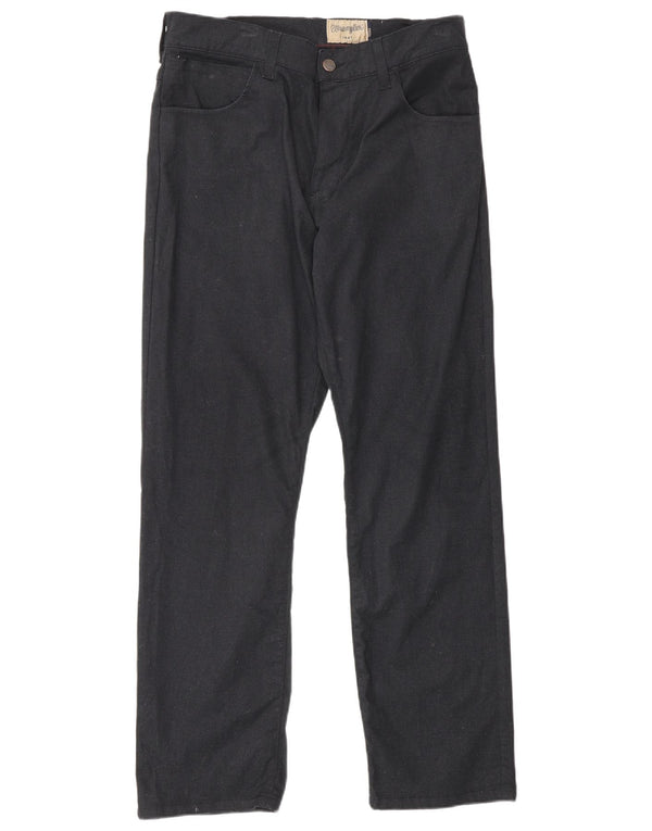 Blugi drepte stretch pentru bărbați Wrangler Texas W32 L30 bumbac negru