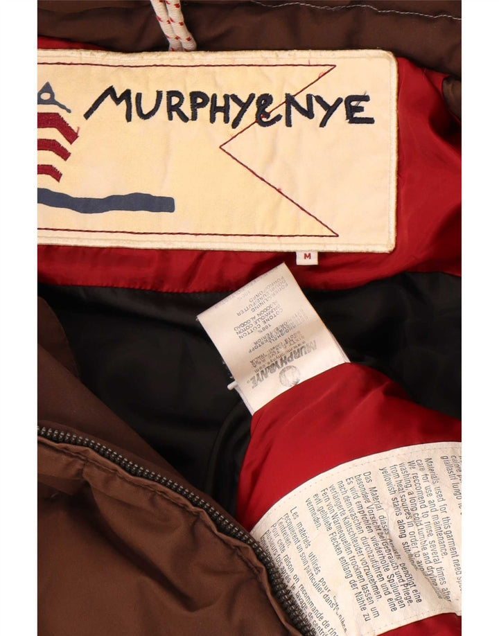 Jachetă căptușită cu glugă pentru femei Murphy & Nye UK 14 Bumbac maro mediu