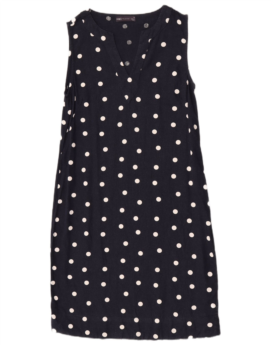 Rochie schimbătoare pentru femei Marks & Spencer UK 8 mică, bleumarin, buline