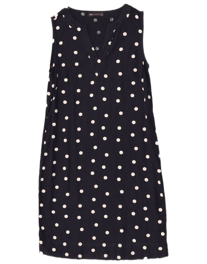 Rochie schimbătoare pentru femei Marks & Spencer UK 8 mică, bleumarin, buline