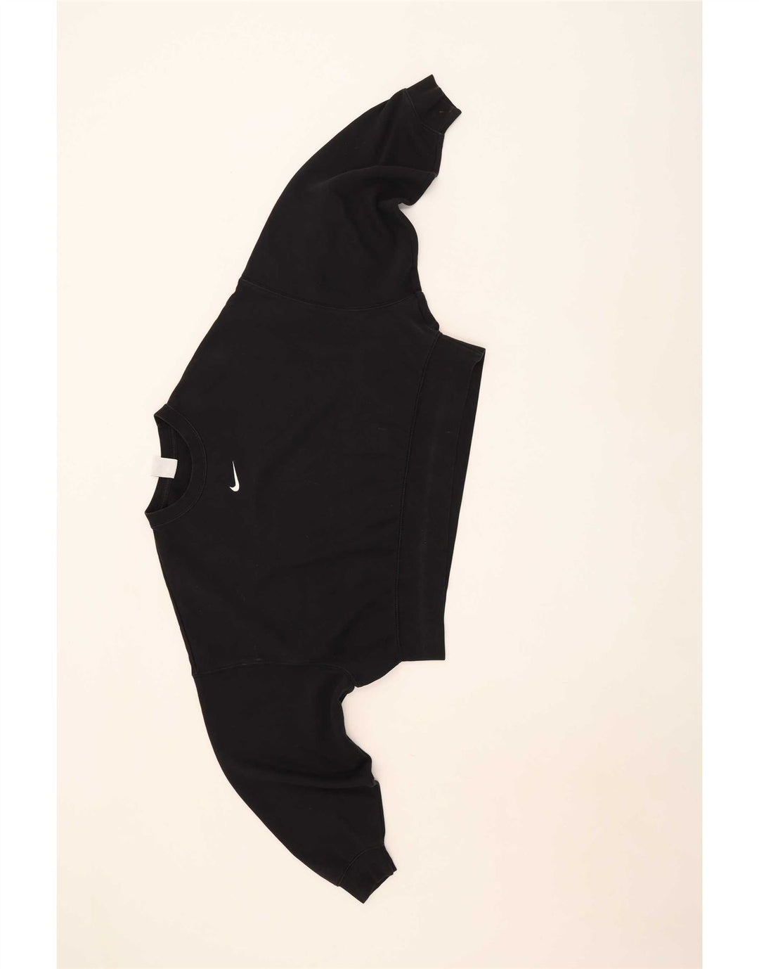 Pulover supradimensionat pentru femei Nike UK 10 Bumbac negru mic