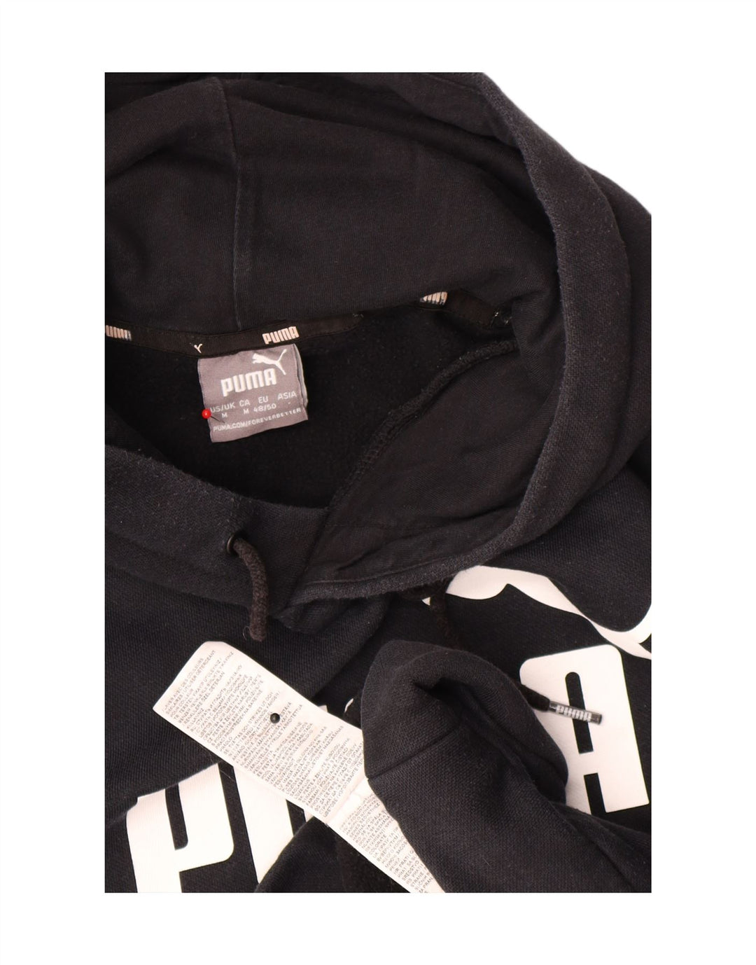 Pulover pentru bărbați Puma Graphic Hoodie, bumbac mediu negru