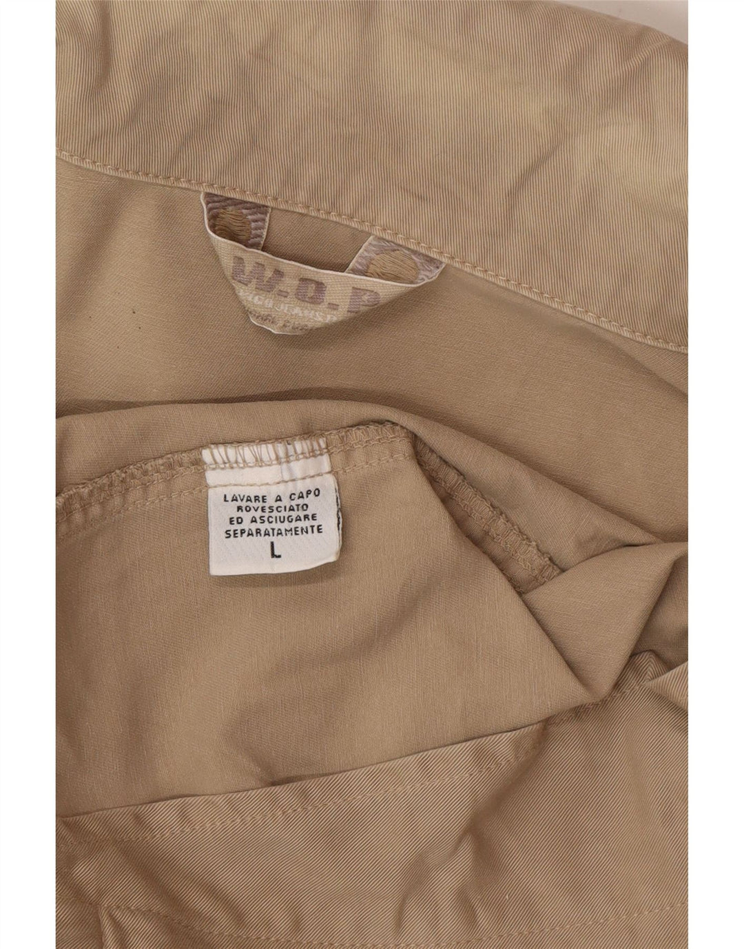 Bomber vintage pentru bărbați UK 40 mare, bej, bumbac