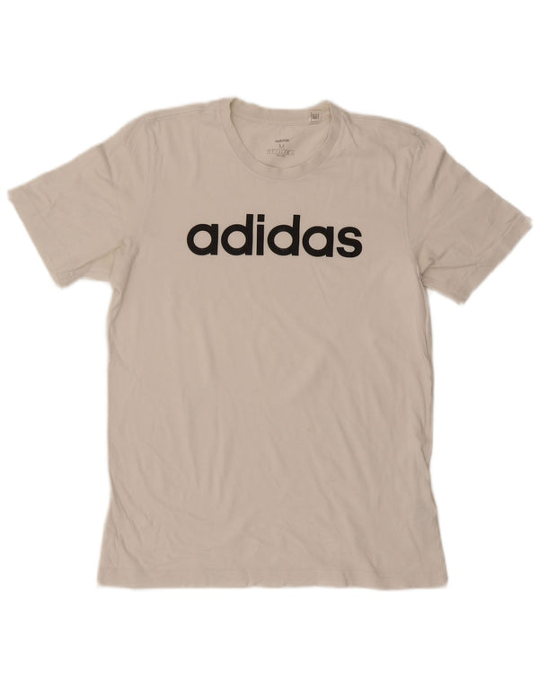 Tricou grafic pentru bărbați Adidas Top Medium White Bumbac