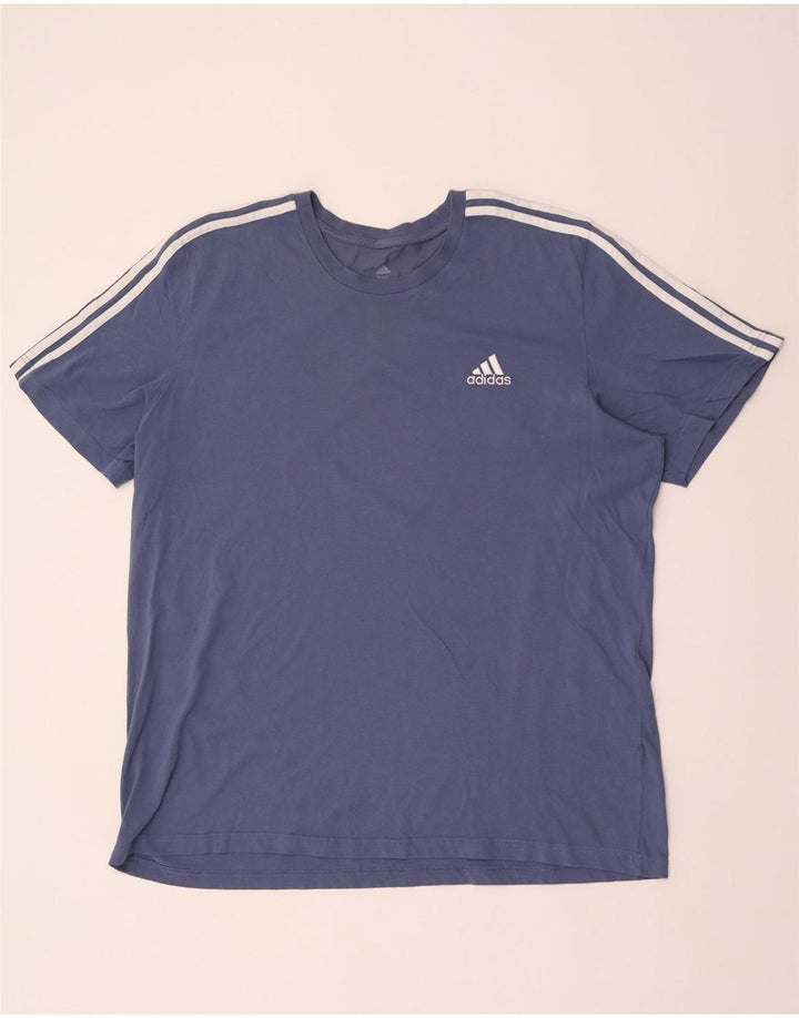 Tricou pentru bărbați ADIDAS Top 2XL Bumbac Albastru