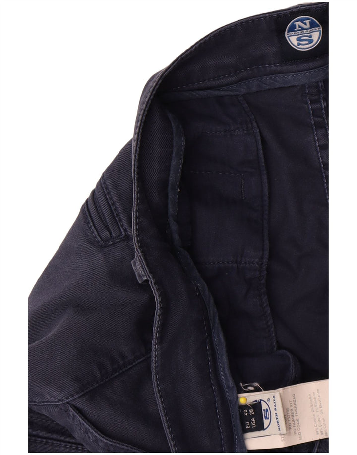 Pantaloni scurti cargo North Sails pentru femei EU 42 Medium W28 Bumbac bleumarin