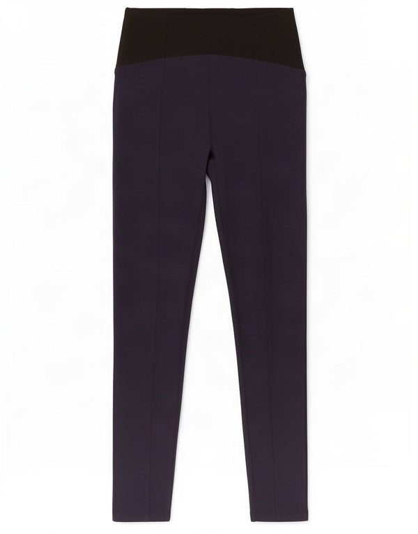 Leggings pentru damă Marks & Spencer UK 10 mic, albastru marin, viscoză