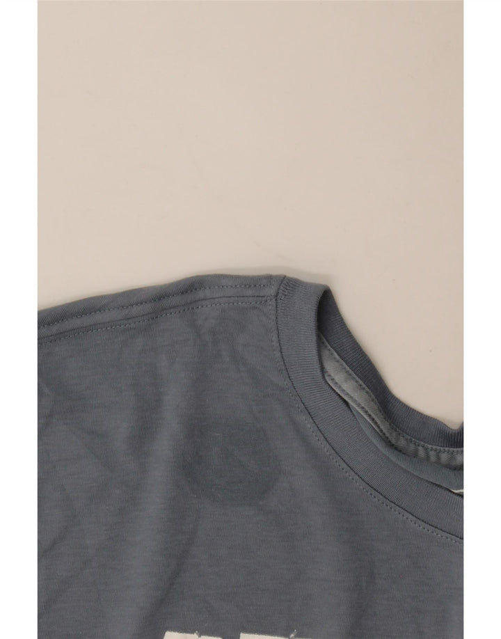 Tricou grafic Nike Dri Fit pentru bărbați Top mare din bumbac albastru