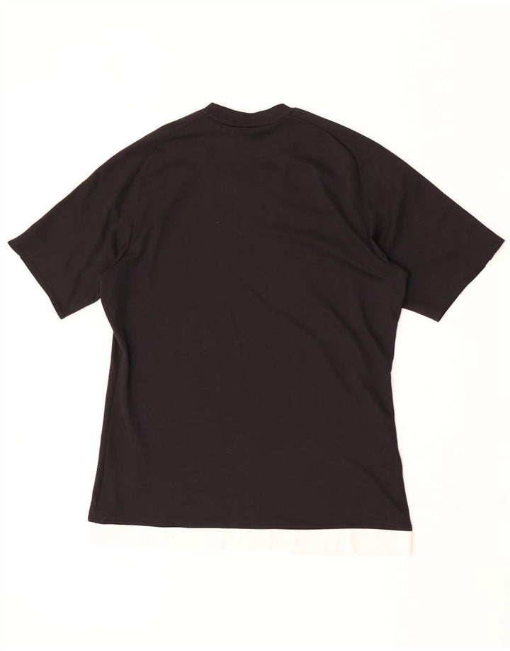 Tricou Adidas Climalite pentru bărbați Top Mediu Poliester Negru