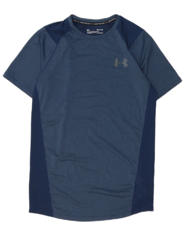 Tricou Under Armour pentru bărbați Heat Gear Top mic poliester bleumarin