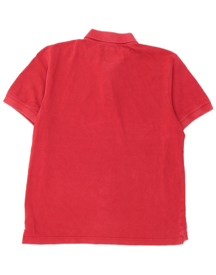 Crew Clothing Tricou polo pentru bărbați, bumbac roșu mediu