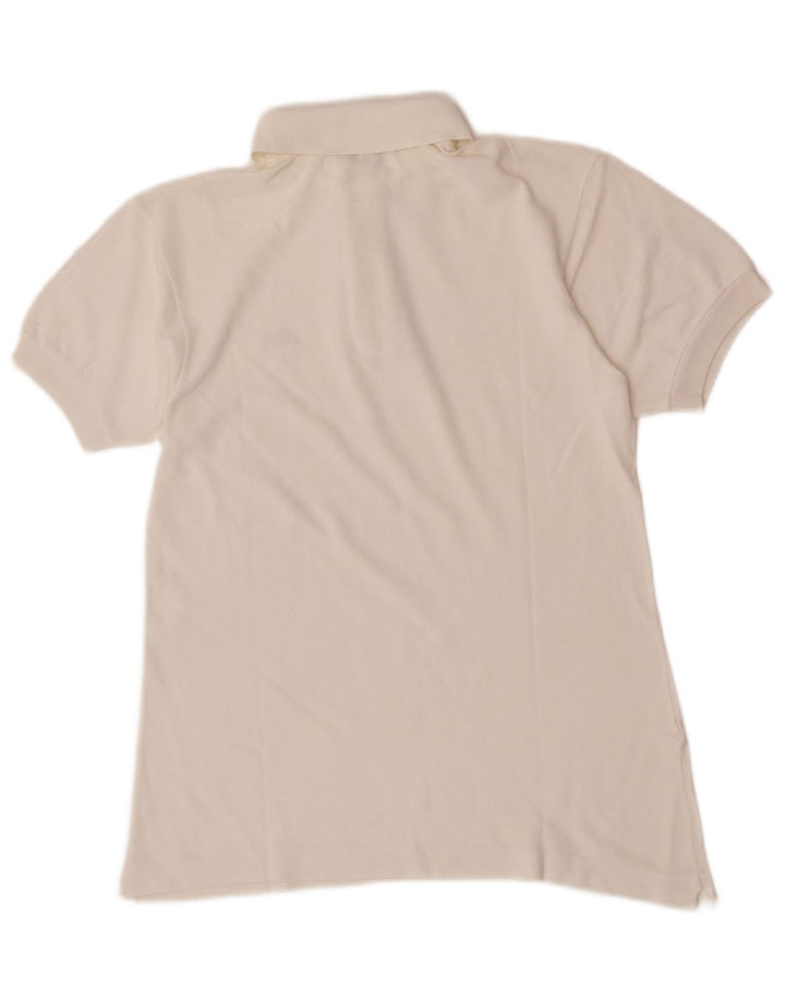 Tricou polo Lacoste pentru bărbați, mărimea 3, bumbac alb mic