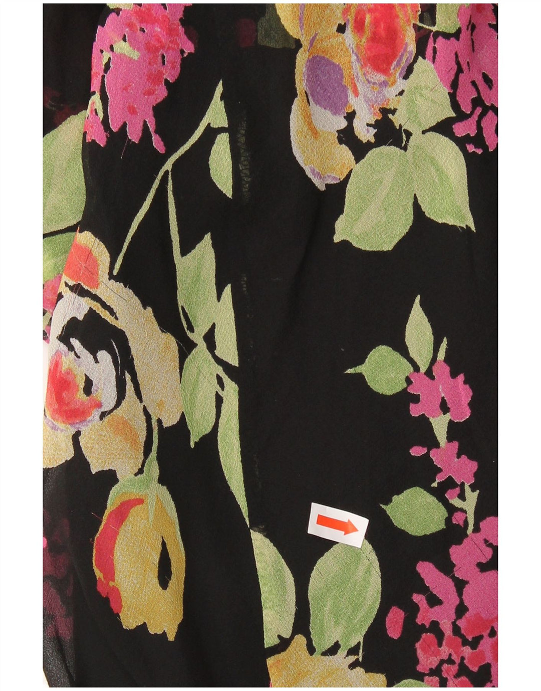 SUPERIOR Rochie pentru femei IT 44 Medium Black Floral Silk