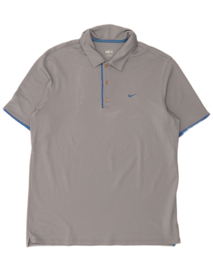 Tricou polo pentru bărbați NIKE XL poliester gri