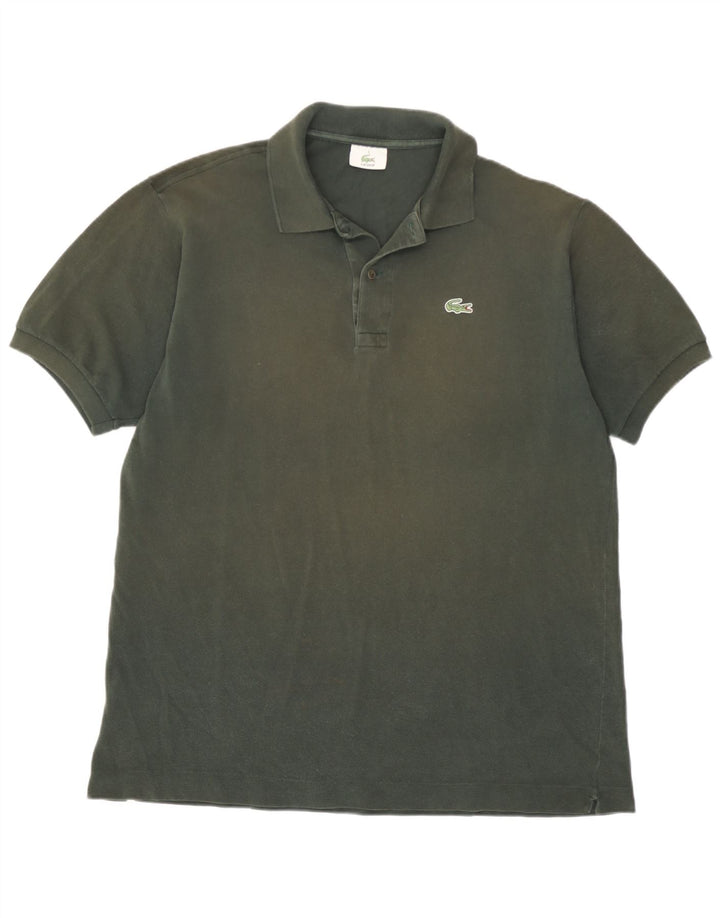 Tricou polo Lacoste pentru bărbați US 5, mare, verde, bumbac