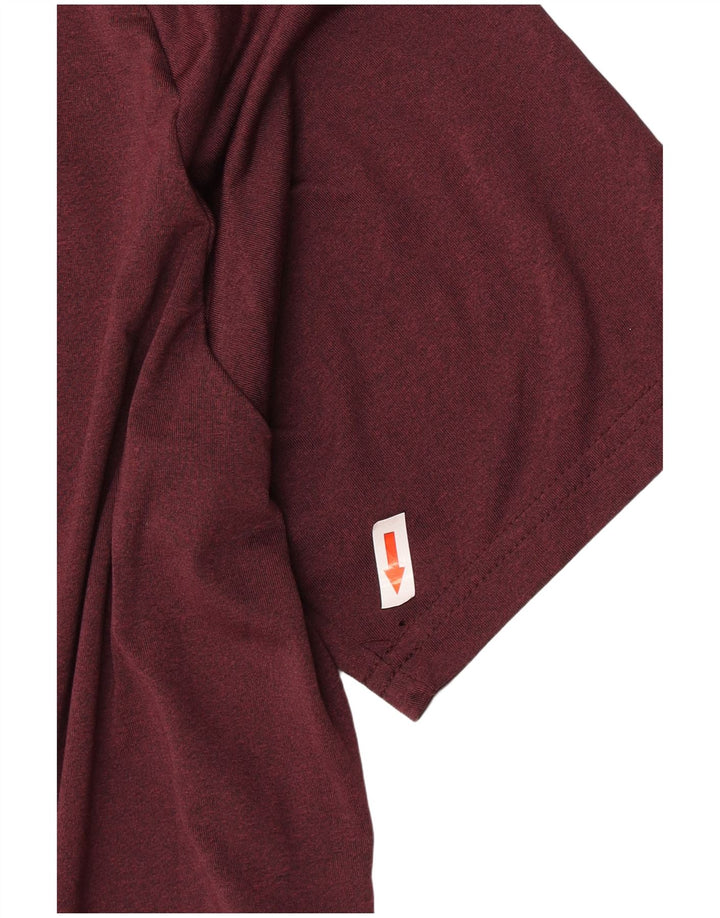 Tricou pentru bărbați Mountain Warehouse Top Mare Poliester Bordeaux