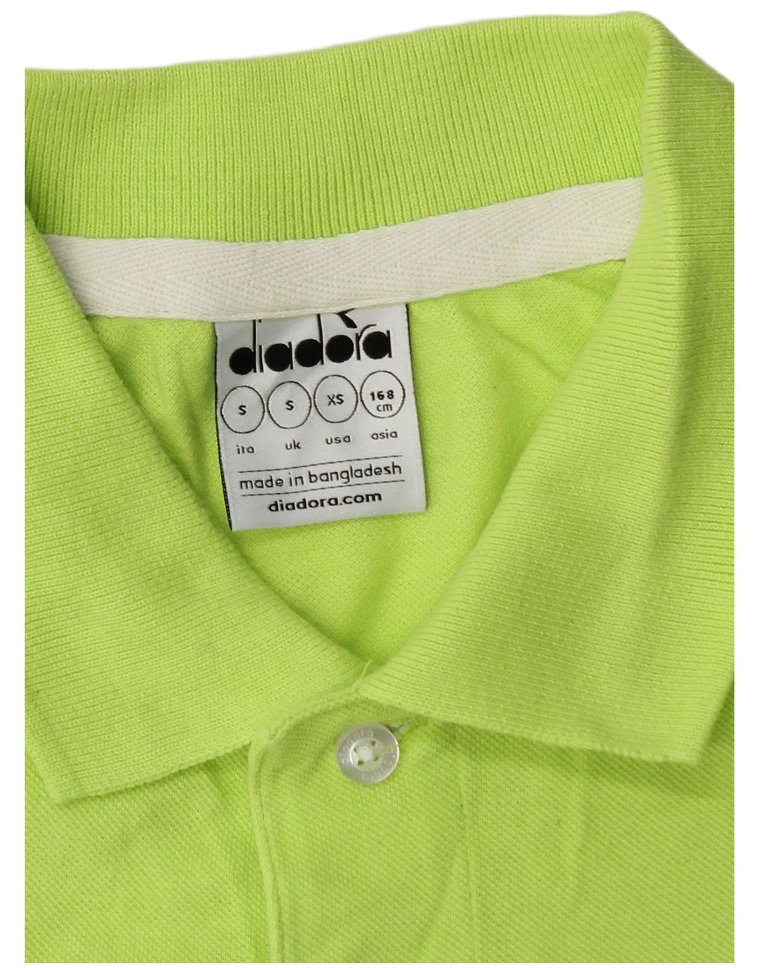 DIADORA Tricou Polo pentru Barbati Mic Verde Bumbac