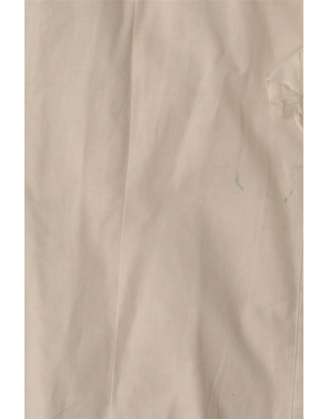 Cămașă BENETTON pentru femei cu volane în față UK 14, mare, alb