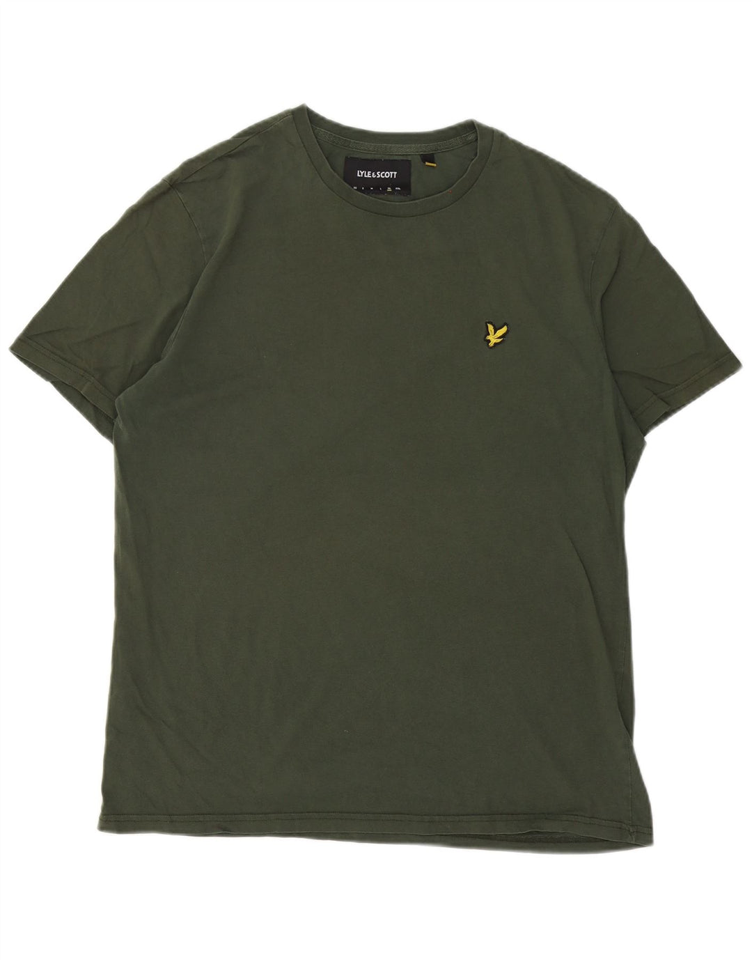 Tricou pentru bărbați Lyle & Scott Top XL Kaki Bumbac