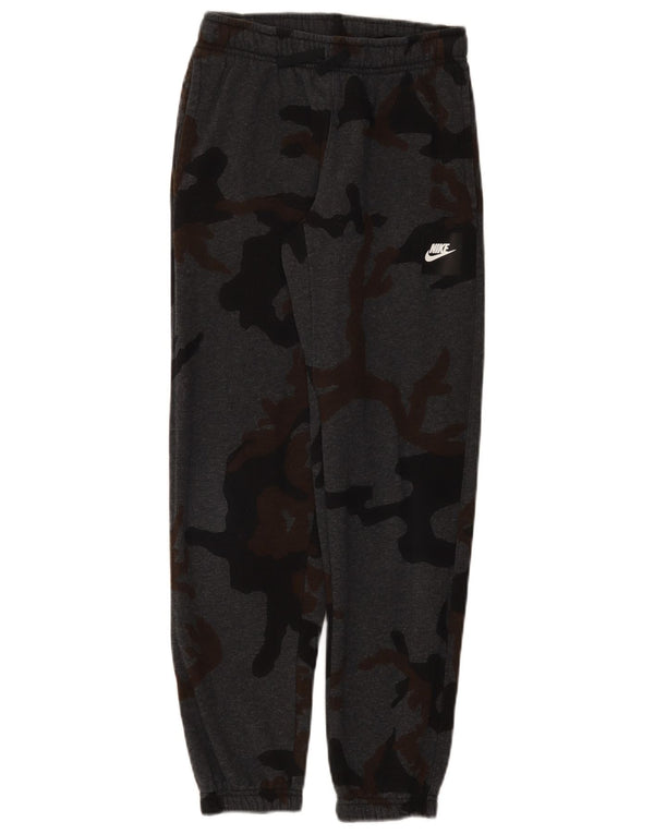Pantaloni de trening Nike pentru băieți Pantaloni de jogging 12-13 ani Mari Camuflaj gri