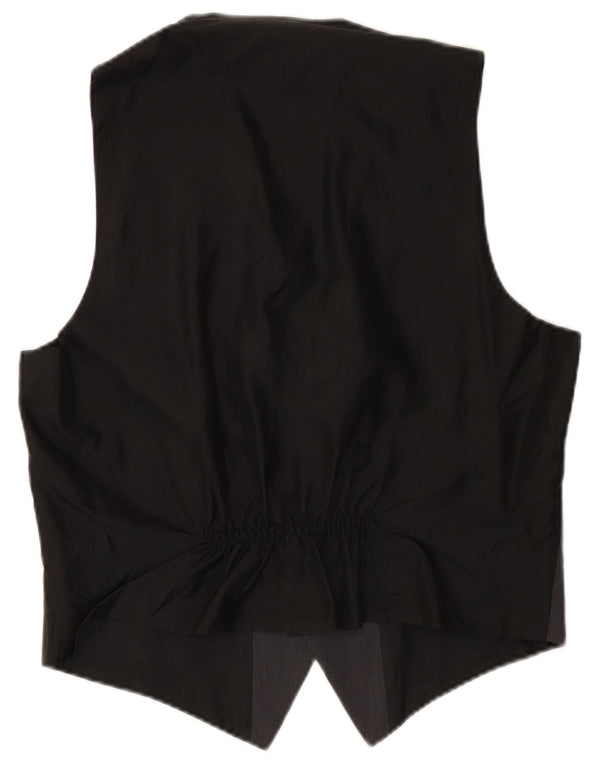 Vestă vintage pentru bărbați, gri mediu, bloc de culoare