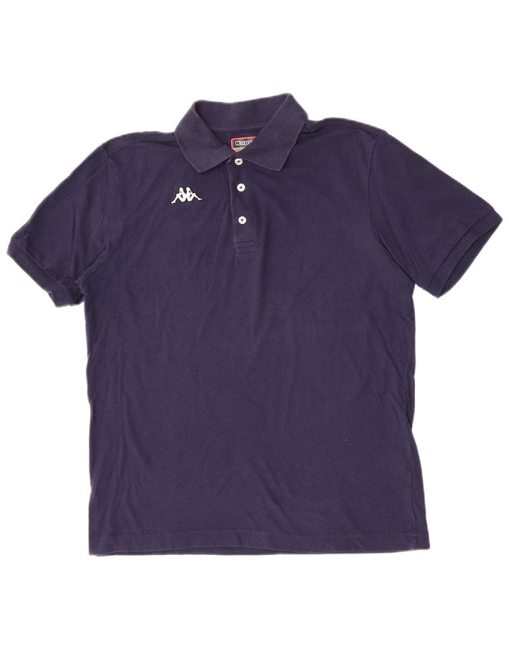 Cămașă polo pentru bărbați Kappa, mare, bleumarin, bumbac