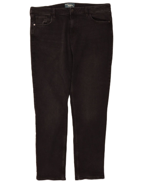 Fat Face Blugi Sway Slim pentru femei UK 18 XL W38 L30 Bumbac negru