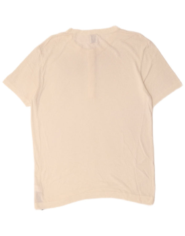 Tricou pentru bărbați Zara Top mare, alb, viscoză