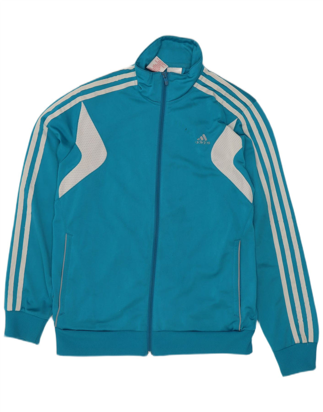 Jachetă de trening pentru băieți Adidas 13-14 ani, albastru, poliester