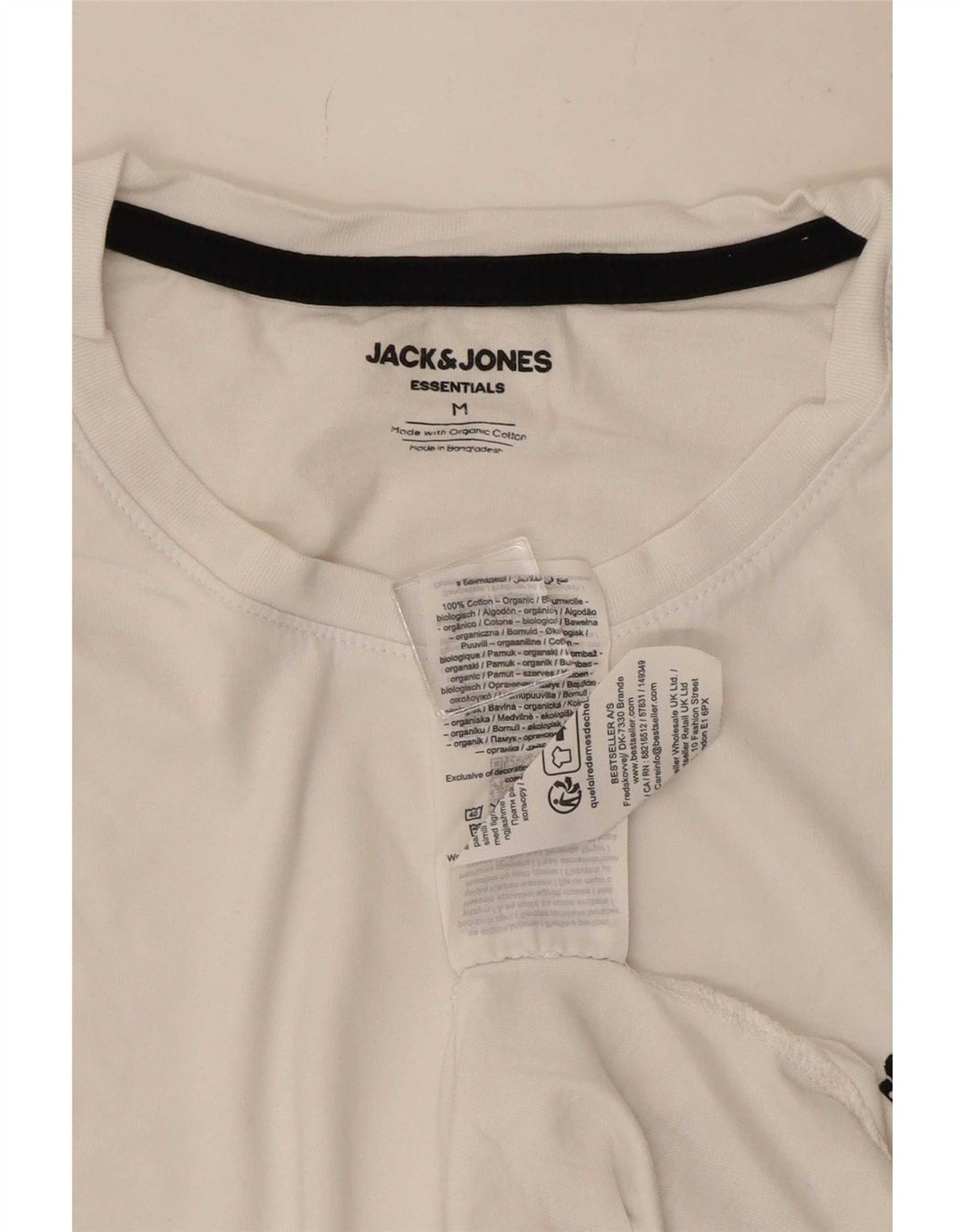 Jack & Jones Tricou Bărbați Top Medium Alb Bumbac