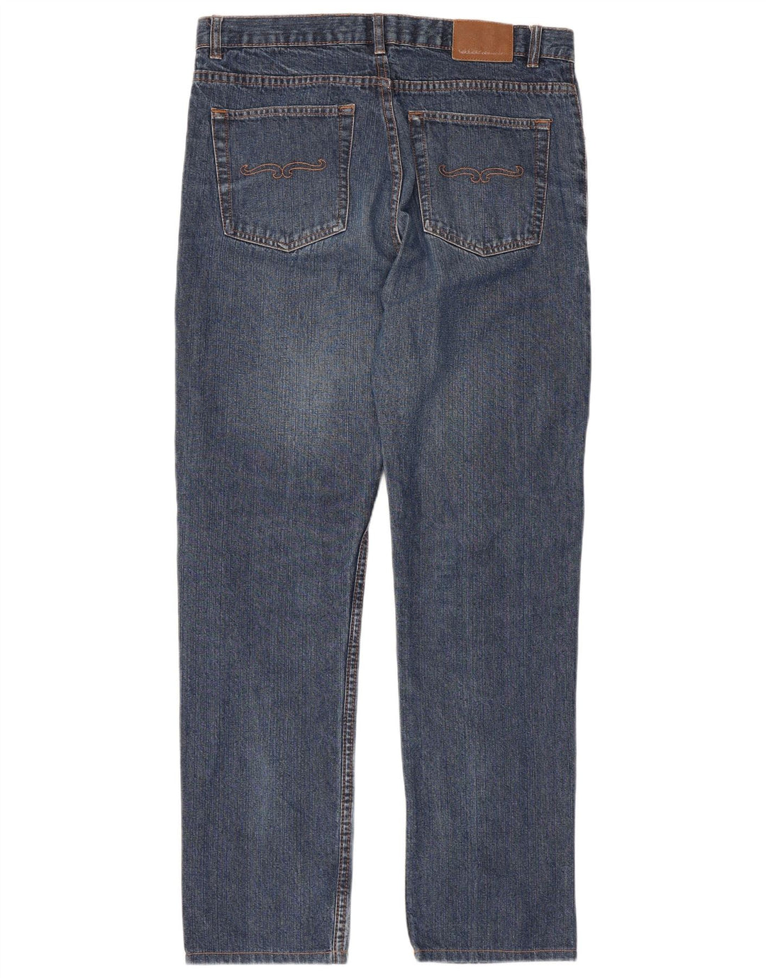 CHARRO Mens Straight Jeans IT 50 Large W34 L32 Blue Cotton