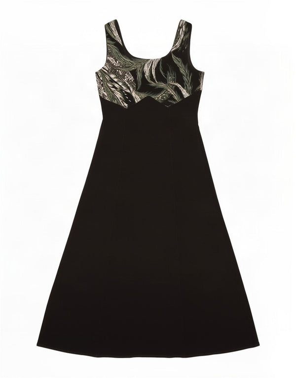 Rochie maxi fără mâneci pentru femei J.Ribkoff UK 16 mare, negru, cu flori din poliester