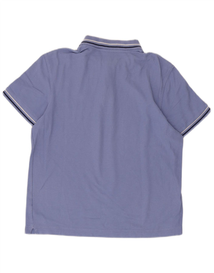 Tricou polo pentru bărbați Lotto, cu dungi albastre mici