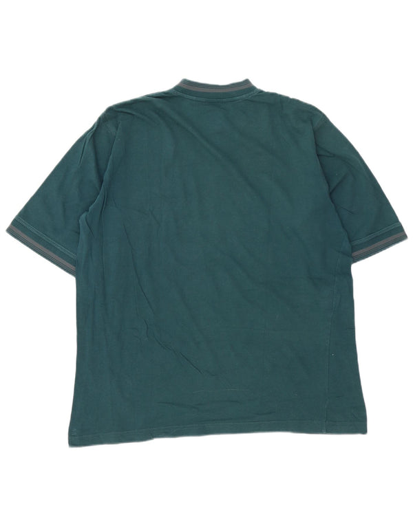 Tricou pentru bărbați Adidas Top mare din bumbac cu dungi verzi