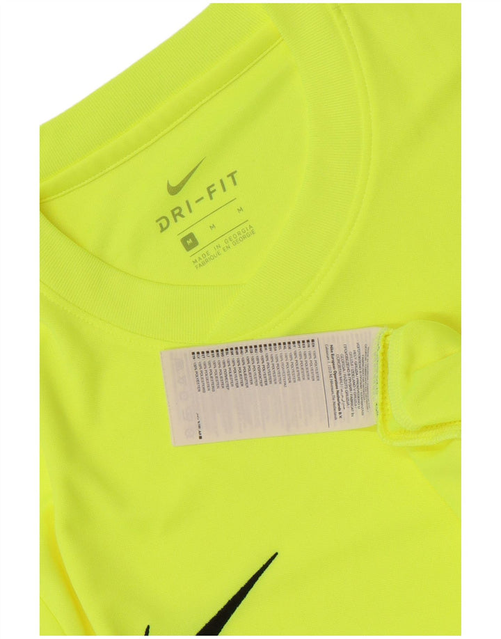 Tricou Nike Dri Fit pentru bărbați Top Medium Galben Poliester