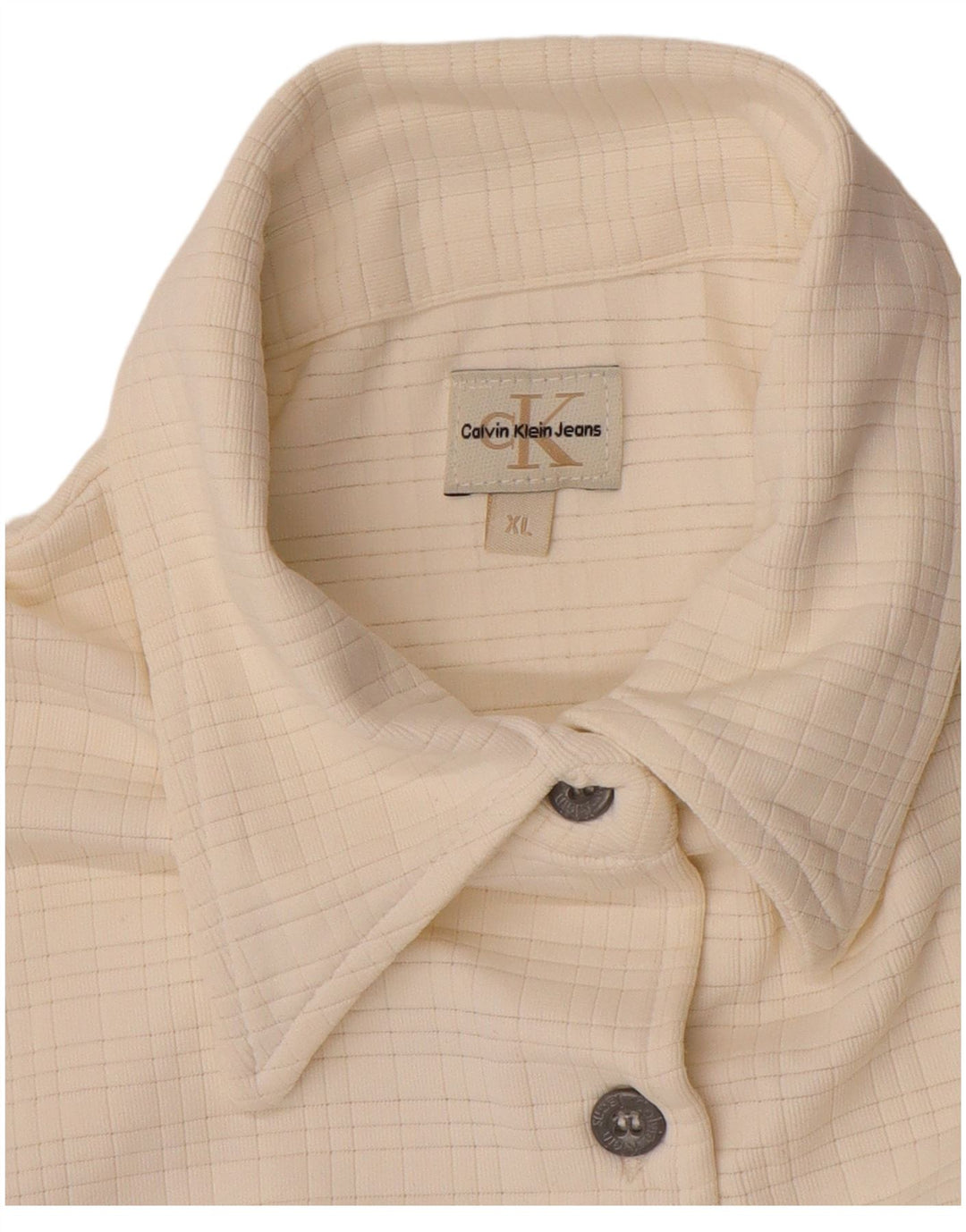 Cămașă pentru fete CALVIN KLEIN JEANS 11-12 ani XL alb