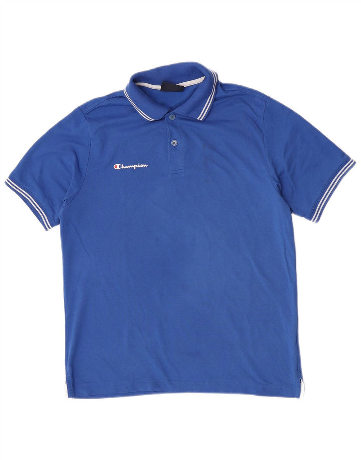 Tricou polo pentru bărbați Champion, mic, albastru, bumbac