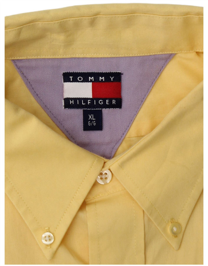 Cămașă cu mânecă scurtă pentru bărbați TOMMY HILFIGER XL Galben
