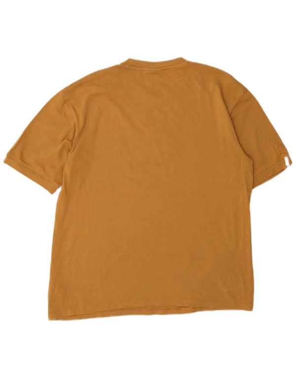 Tricou cu grafic supradimensionat Adidas pentru femei Top UK 8 Small Brown Bumbac