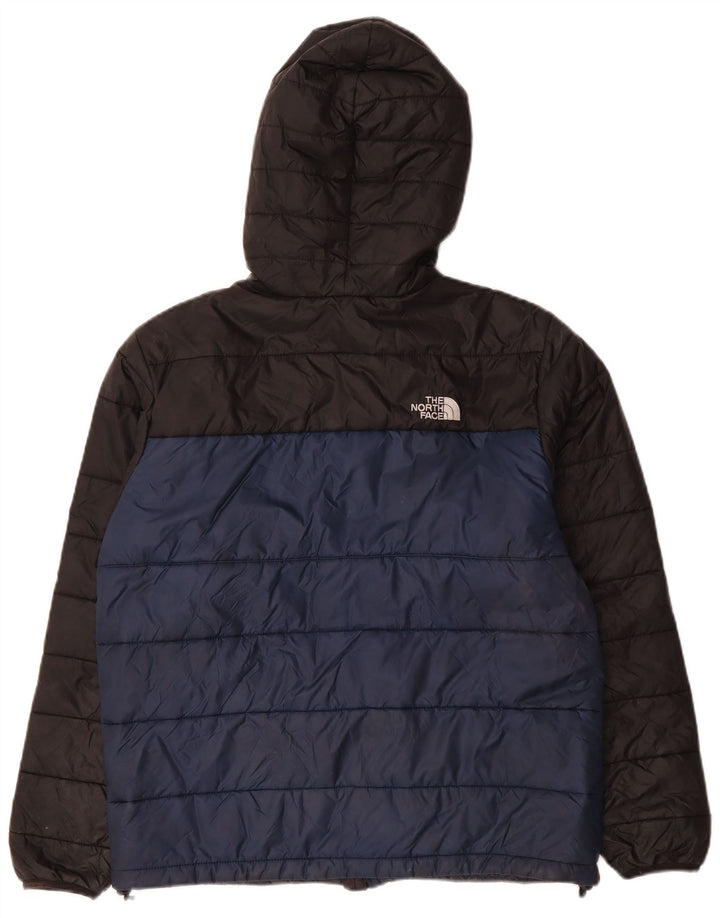Jachetă căptușită cu glugă The North Face pentru bărbați UK 38 Poliester mediu negru