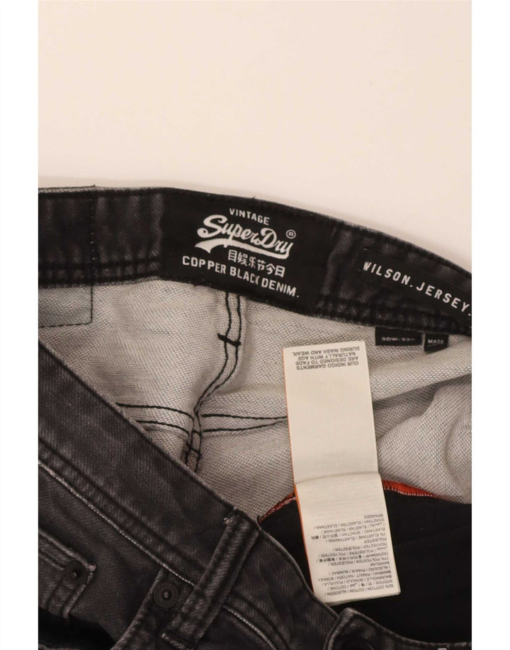 Blugi Wilson Slim Superdry pentru bărbați W30 L32 bumbac gri