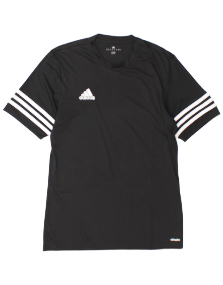 Tricou Adidas Climalite pentru bărbați Top Mediu Negru