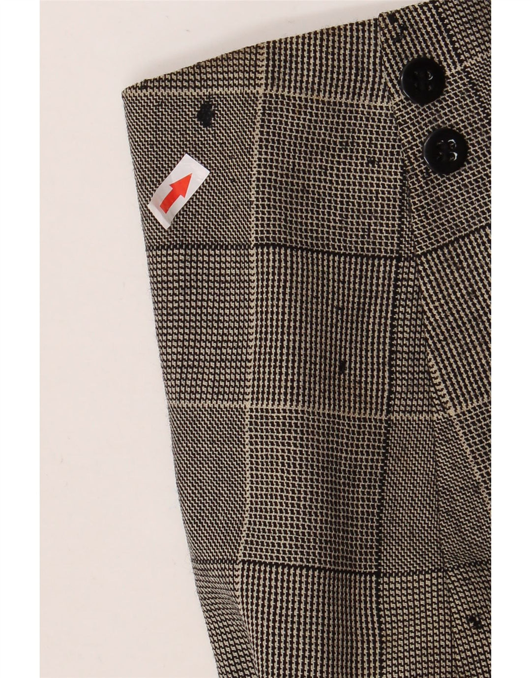 Jaeger pentru femei Crop 1 Button Blazer Jacket UK 10 mic, gri din bumbac cu carouri