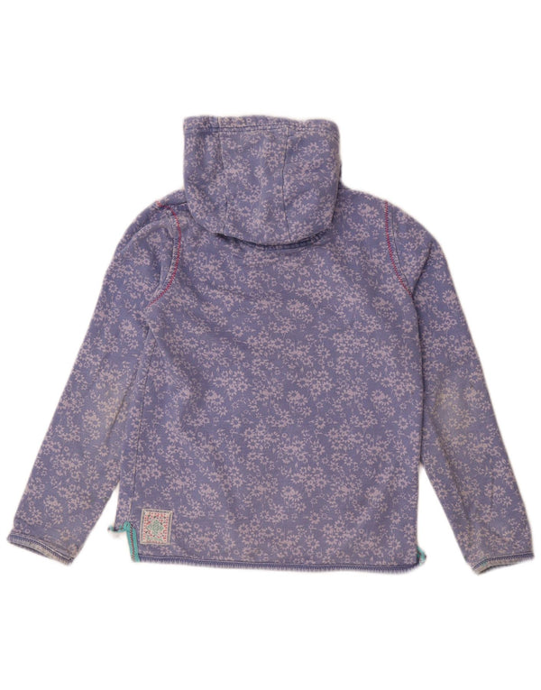 Fat Face Fete Zip Hoodie Pulover 13-14 Ani Mov Floral
