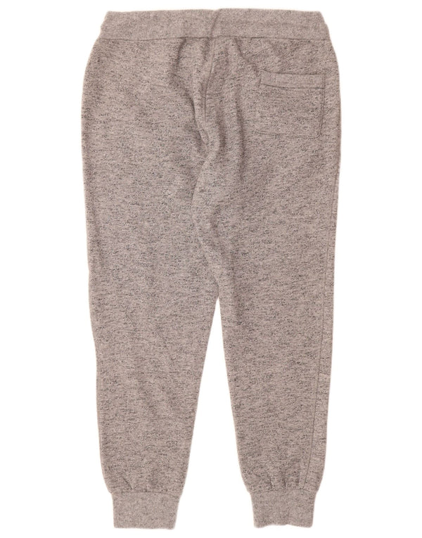 Pantaloni de trening pentru femei Superdry Pantaloni de jogging UK 16, mare, gri bumbac cu pete