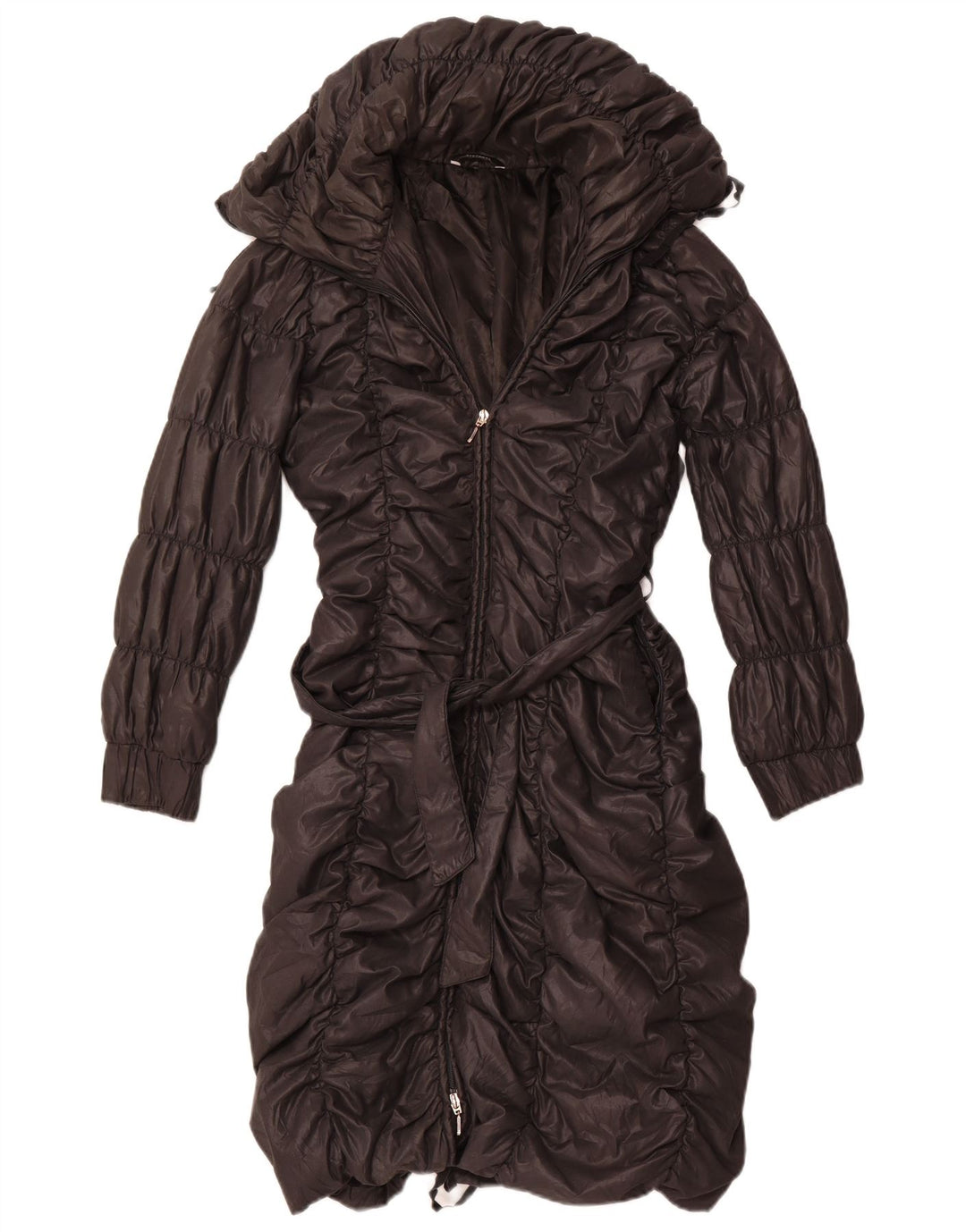 Palton Captusit pentru Dama Stefanel IT 42 Poliester Negru Mediu