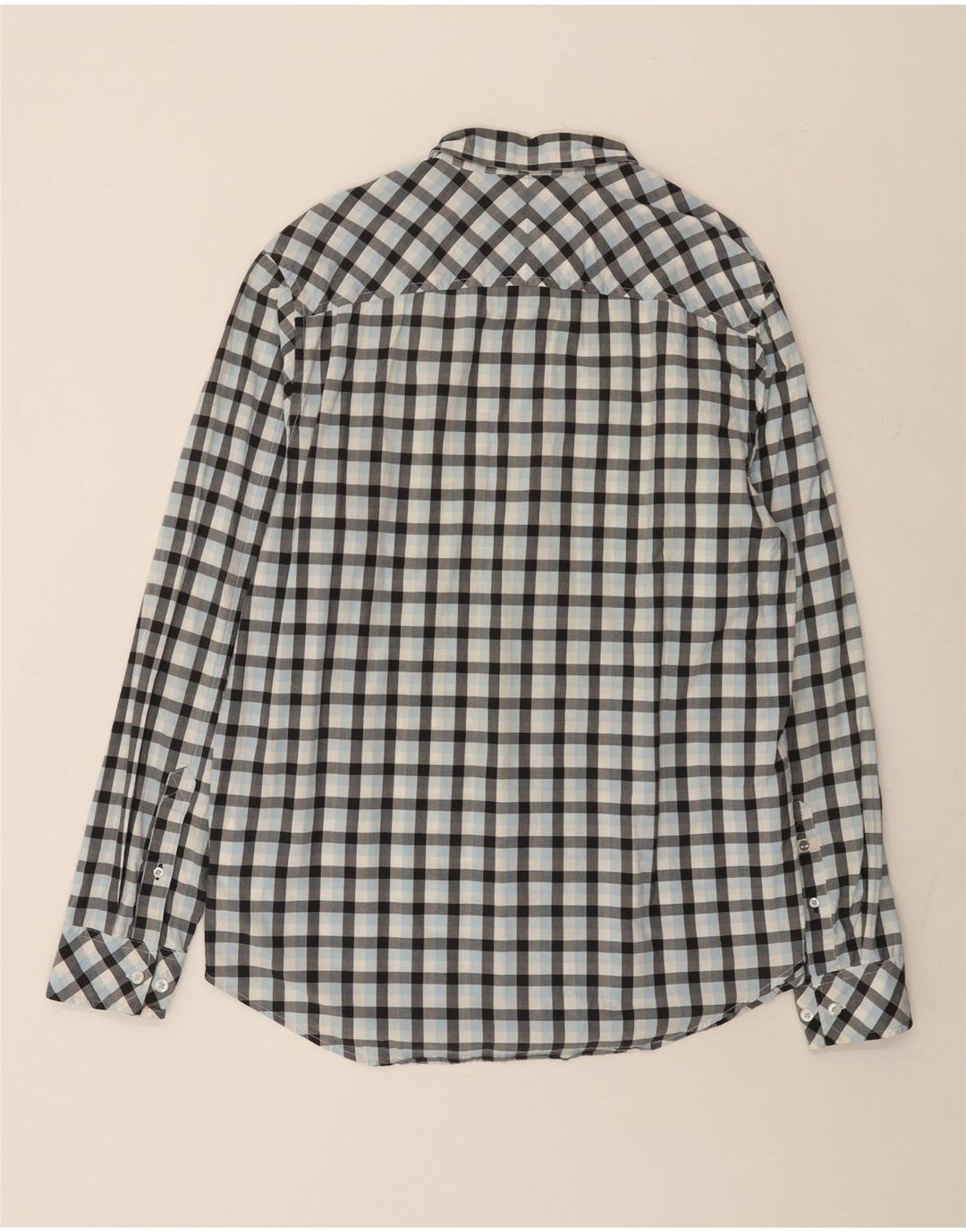 Cămașă Timberland Regular Fit pentru bărbați, din bumbac cu carouri albastre mari