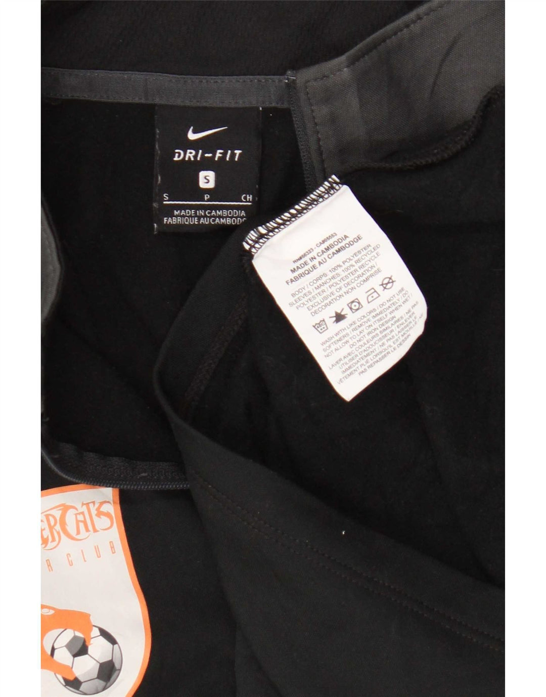 Top de trening cu pulover grafic Nike pentru bărbați, mic, negru