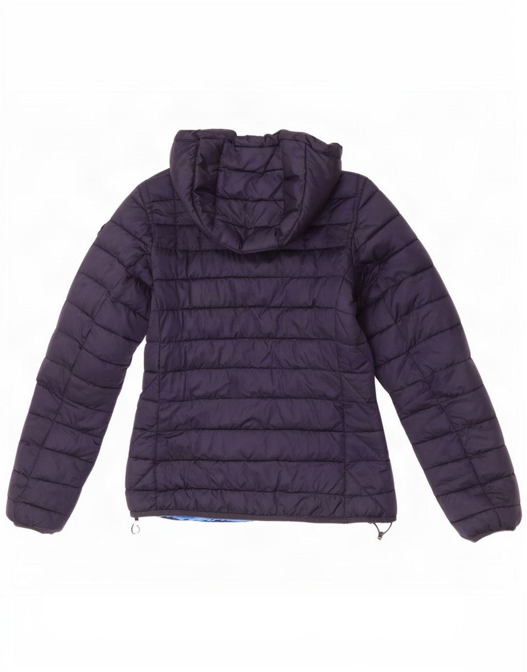 Jachetă căptușită cu glugă Napapijri pentru femei UK 12 Medium Bleumarin Poliamidă