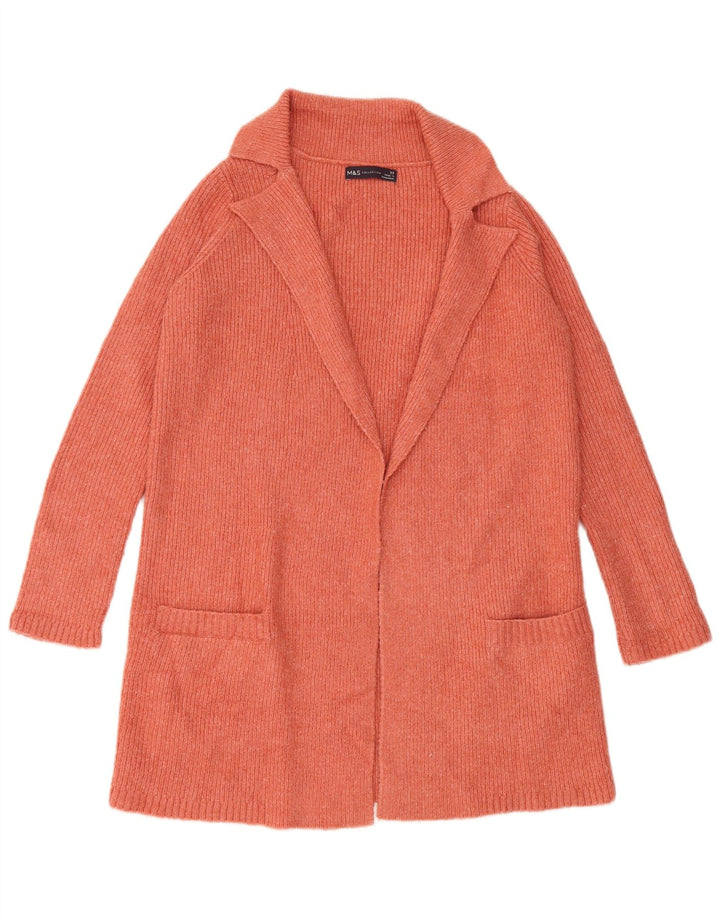Pulover cardigan supradimensionat pentru femei Marks & Spencer UK 6 XS Portocaliu